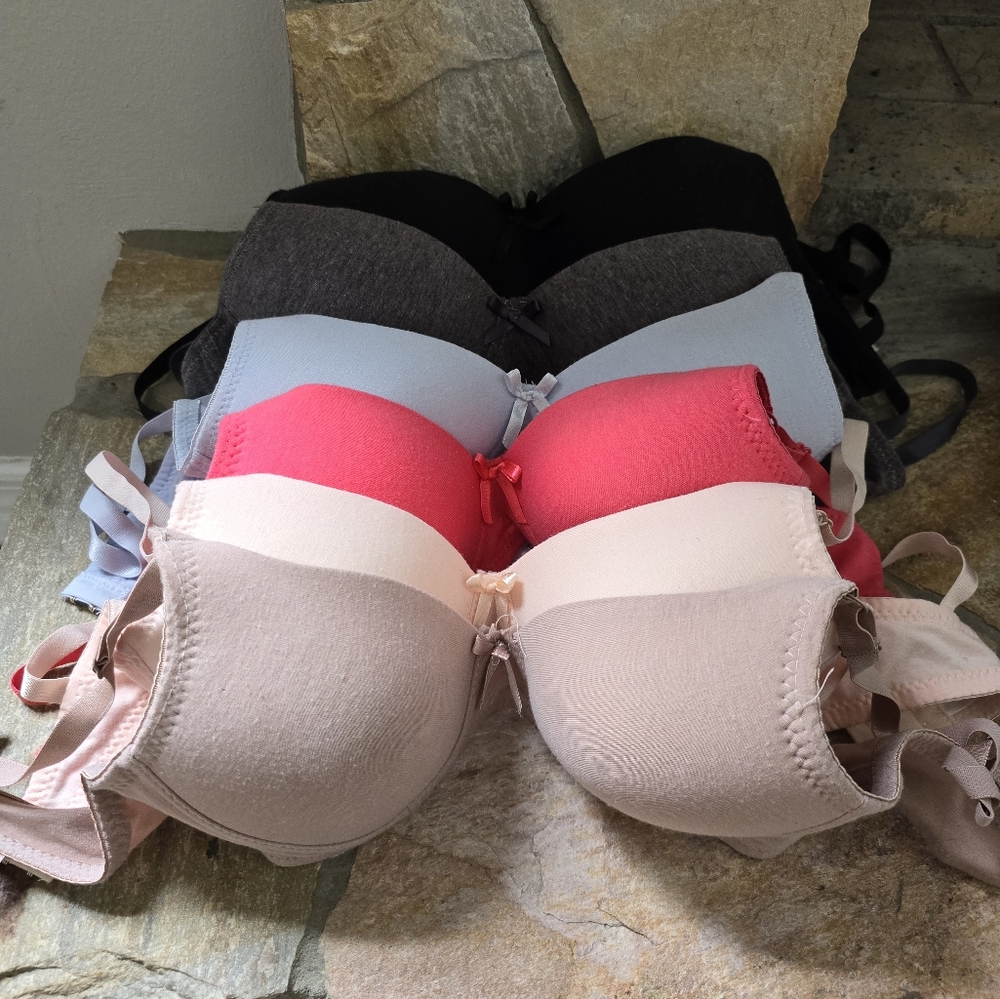Sofra No-Wire Padded Bras - Set of 6 size 34a